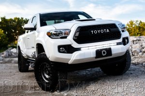 Toyota Tacoma LED Light Bar Kit - Lower Grille - Diode Dynamics - SS30 Stealth - White - `16-`23